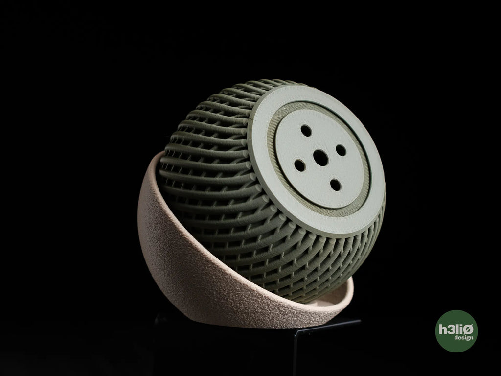 Troia Geometric Planter, 3D printed in PLA, view 3 of 11
