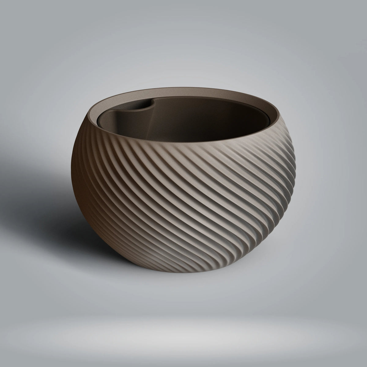 Sfera Collection 1, Ondula II (left-hand twist), studio render