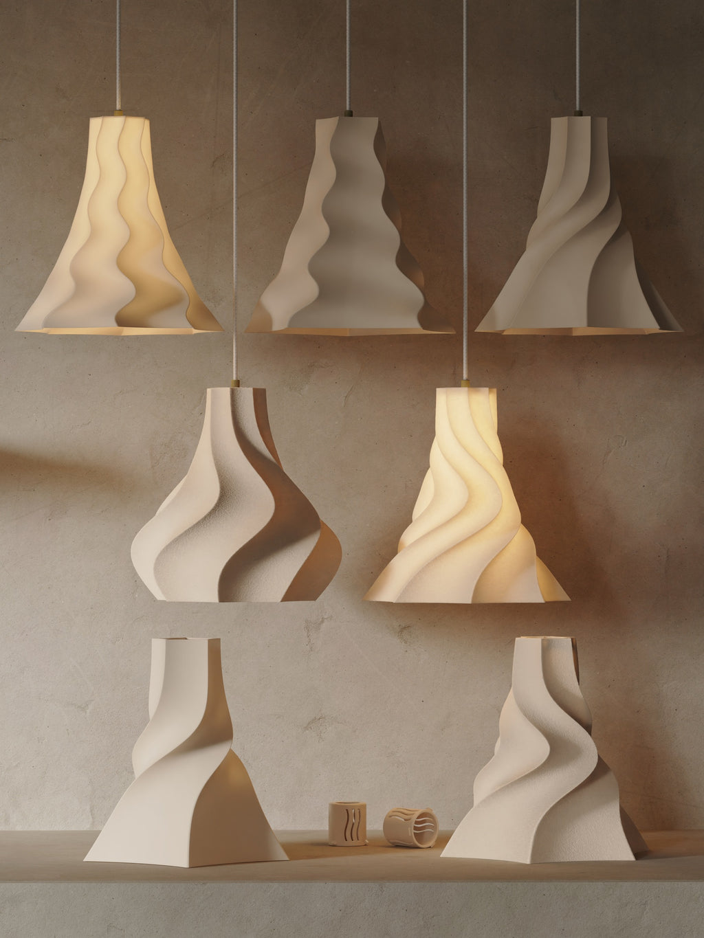 Aeolian 03 Lampshades — original designer photograph
