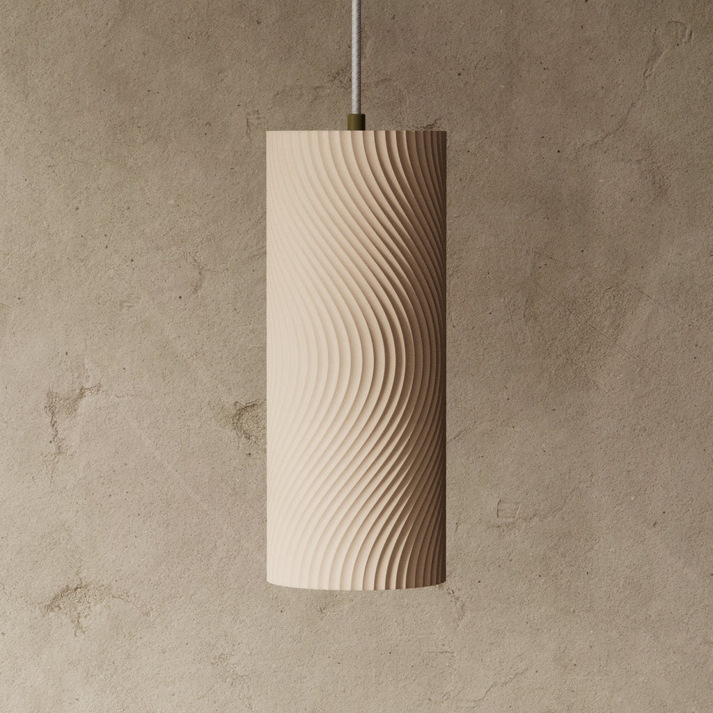 Aeolian Sastrugi 01 — lampshade only; hardware excluded