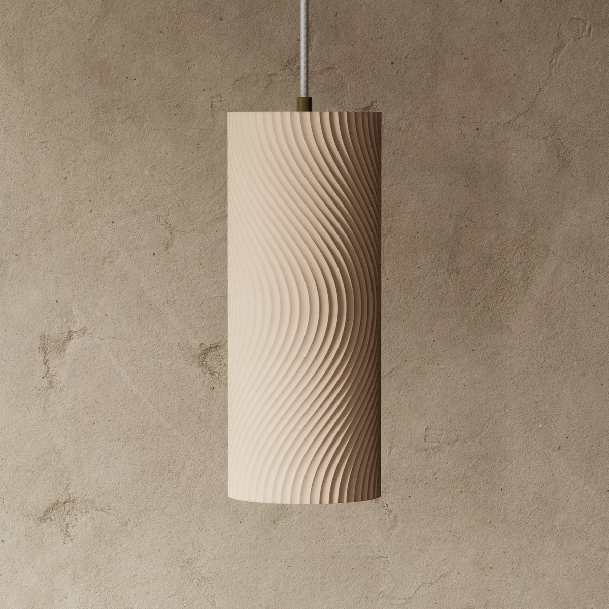 Aeolian Sastrugi 01 — lampshade only; hardware excluded