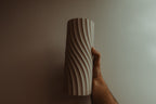 Aeolian Wave lampshades — designer reference; shade and printed adapter only, electrical hardware not included