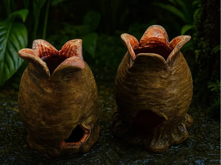 Alien Egg Hideout — original MakerWorld profile photograph