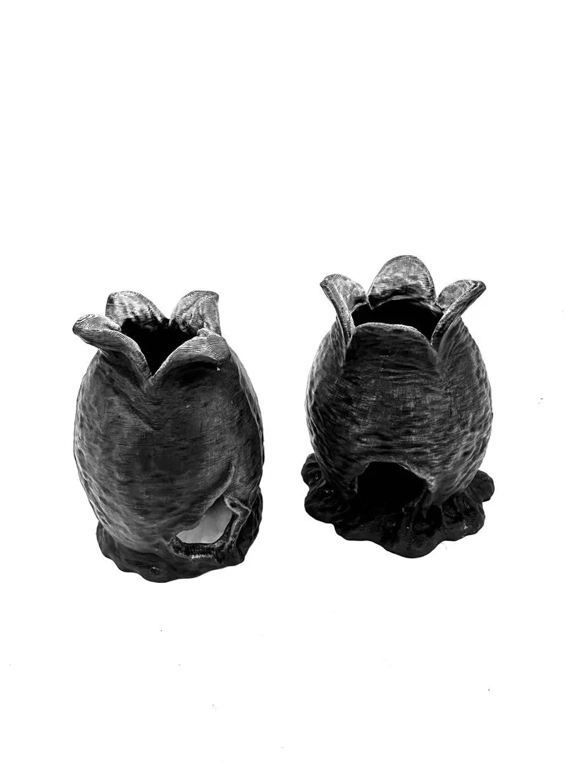 Alien Egg Hideout — unpainted pair