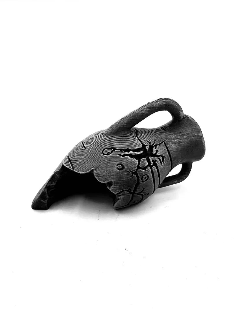 Ancient Amphora — unpainted designer profile view
