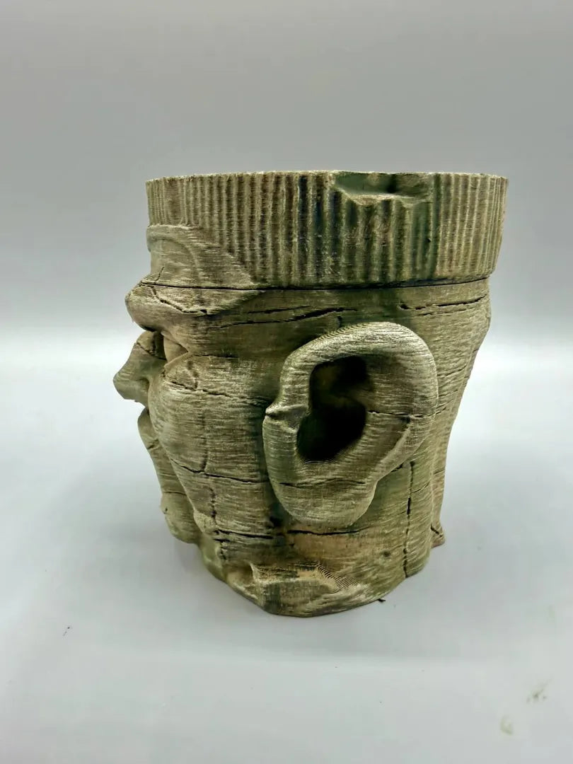 Ancient Stone Face Hide — original designer photograph; supplied unpainted in your chosen PETG colours