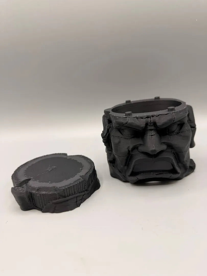 Ancient Stone Face Hide — original designer photograph; supplied unpainted in your chosen PETG colours