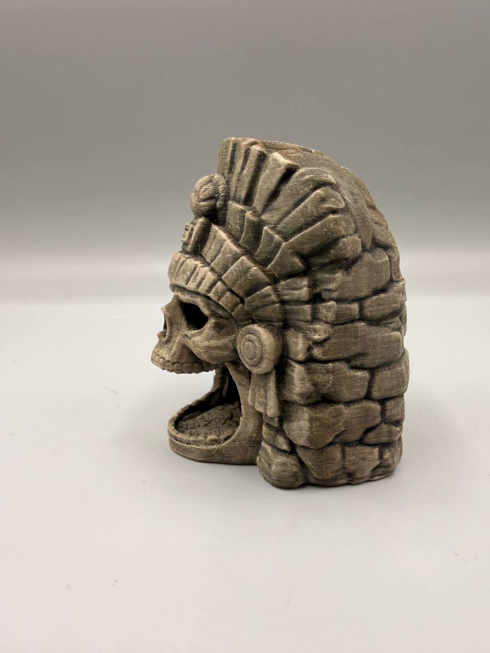 Aztec skull hideout — designer reference view