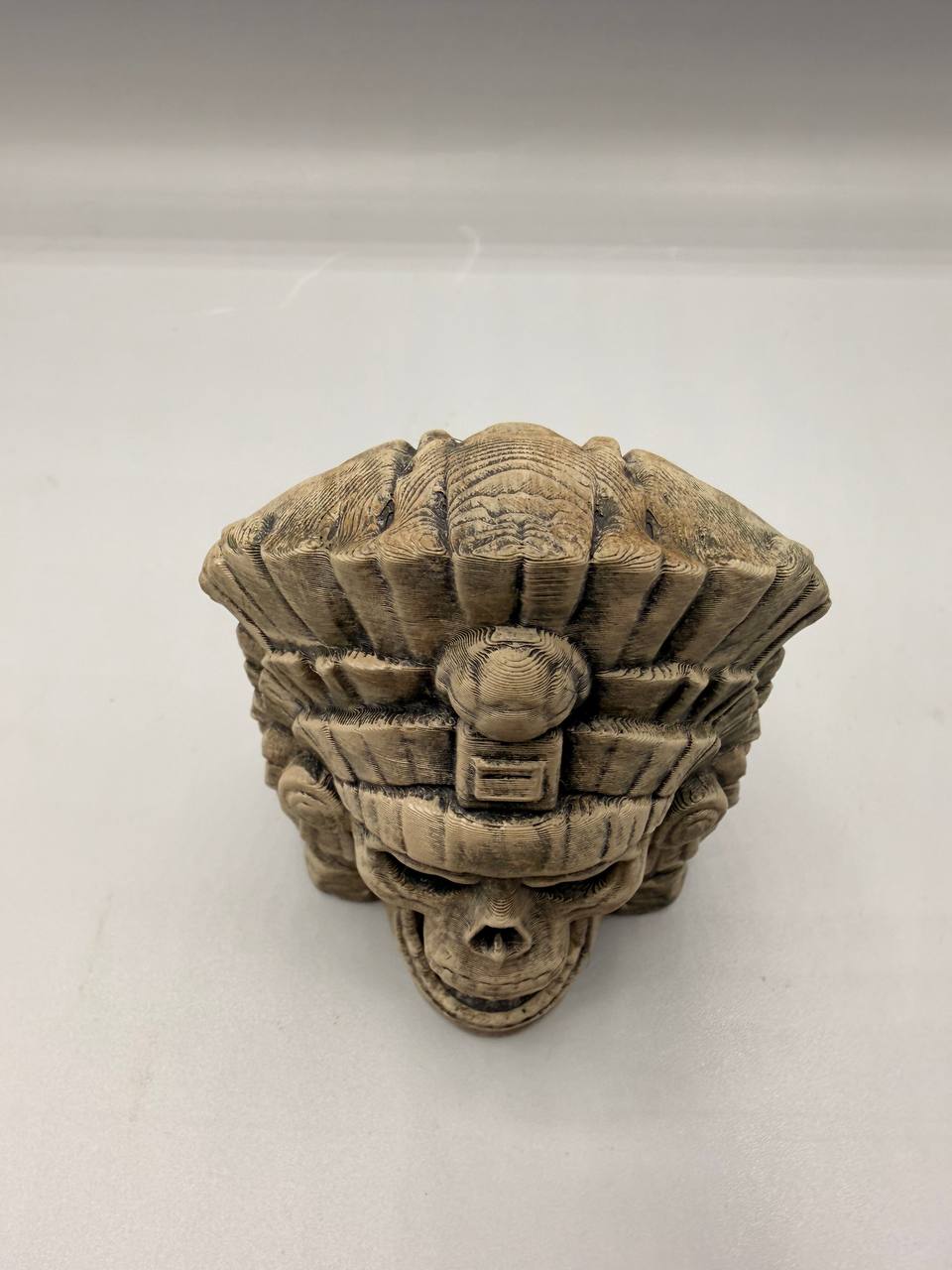 Aztec skull hideout — designer reference view