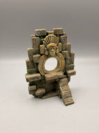 Aztec Lite circular temple background — designer reference view 2; supplied unpainted