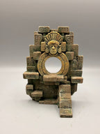 Aztec Lite circular temple background — designer reference view 5; supplied unpainted