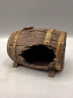 Rustic Barrel Hide, With Feet — designer example; supplied unpainted