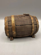 Rustic Barrel Hide, With Feet — designer example; supplied unpainted