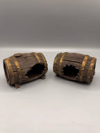Rustic Barrel Hide, With Feet — designer example; supplied unpainted