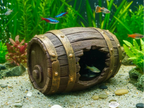 Rustic Barrel Hide, Without Feet — designer example; supplied unpainted