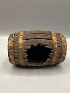 Rustic Barrel Hide, Without Feet — designer example; supplied unpainted