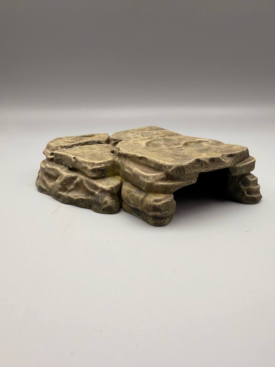 Big Flat Cave — licensed source view 2; supplied unpainted in chosen filament colour