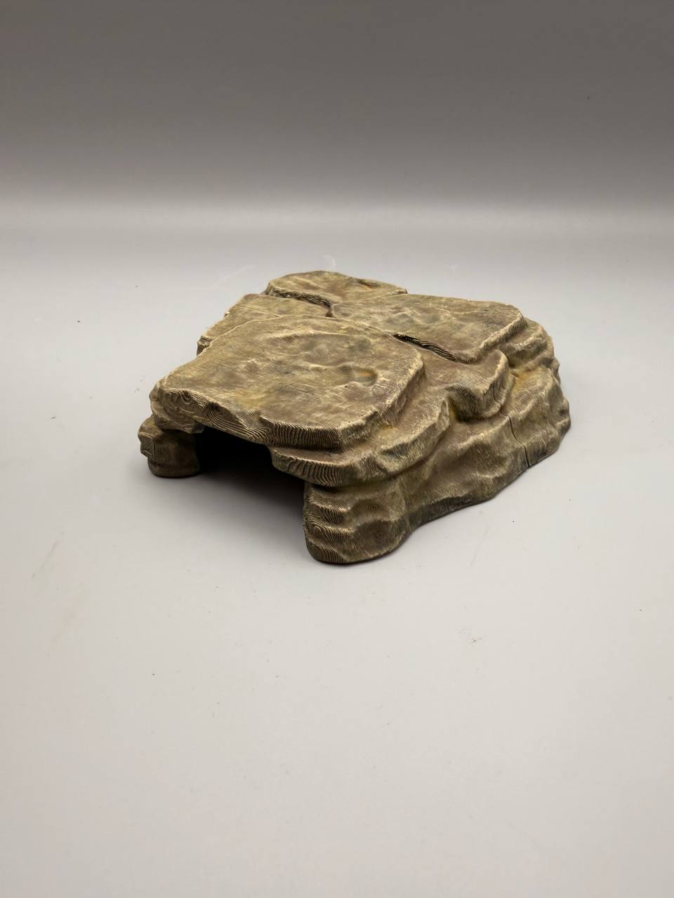 Big Flat Cave — licensed source view 3; supplied unpainted in chosen filament colour