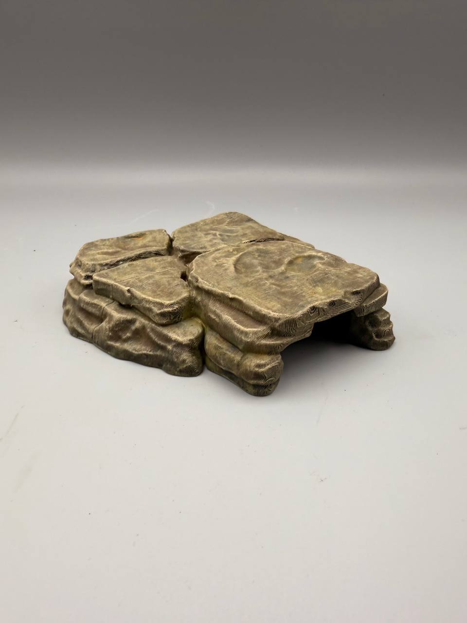 Big Flat Cave — licensed source view 8; supplied unpainted in chosen filament colour