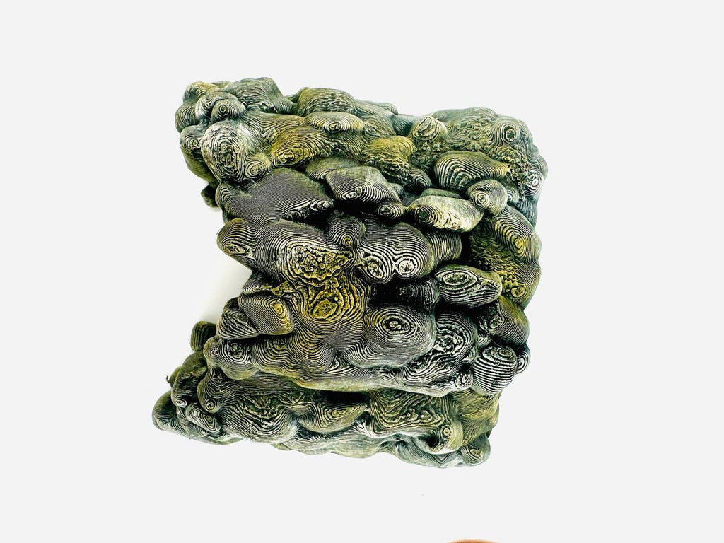 Big Stone Hideout — licensed source view 6; supplied unpainted in chosen filament colour