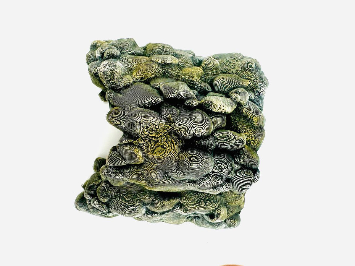 Big Stone Hideout — licensed source view 6; supplied unpainted in chosen filament colour