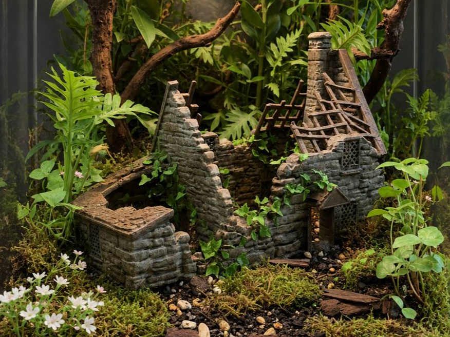 Broken House — licensed view 1; ships unpainted in chosen colour Main image