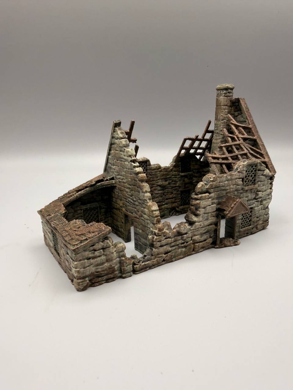 Broken House — licensed view 2; ships unpainted in chosen colour