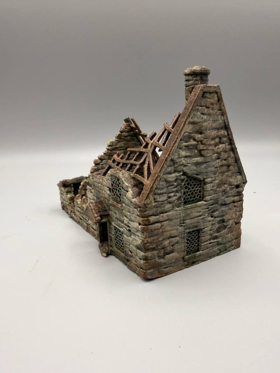 Broken House — licensed view 4; ships unpainted in chosen colour