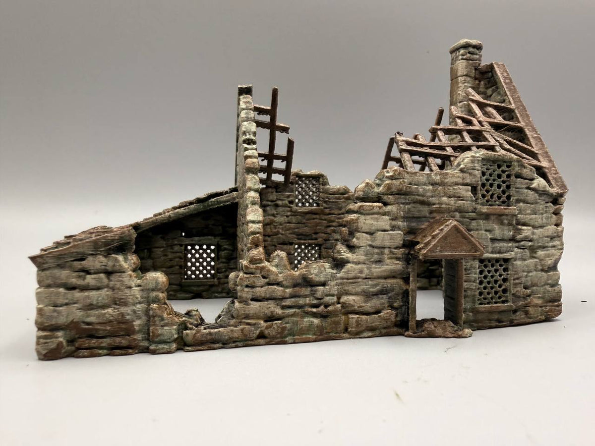 Broken House — licensed view 8; ships unpainted in chosen colour