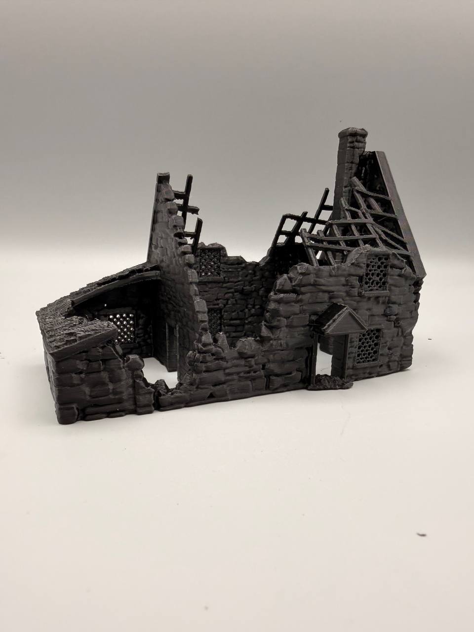 Broken House — licensed view 9; ships unpainted in chosen colour