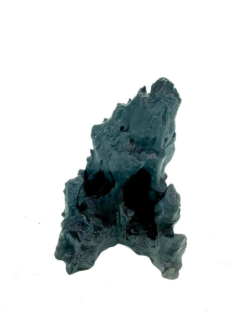 Cave Rock B — licensed designer photo; sculpted rock cave supplied unpainted in your chosen filament colour