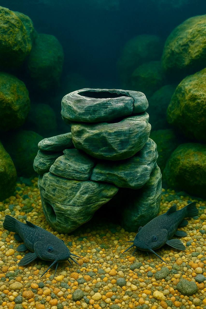 Climbing and Cave Stone | Terrarium Hide & Rock Tower Secondary image