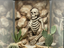 Dead Desert portrait skeleton background — designer photo 1