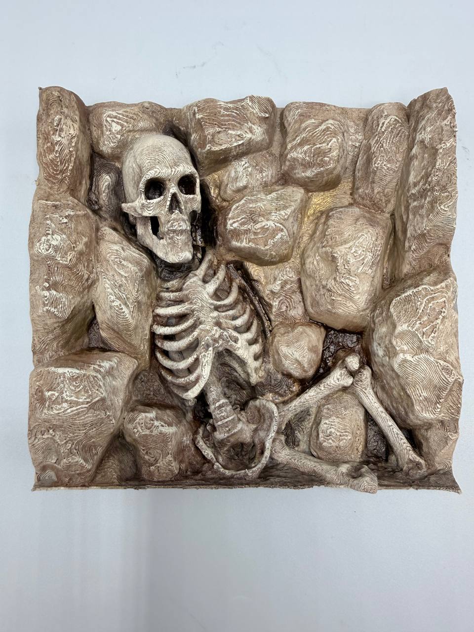 Dead Desert Wide | Skeleton & Stone 3D Background Secondary image