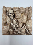 Dead Desert Wide skeleton relief background — designer photo 2