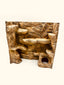Desert rock background with ledges and lower hide — full design