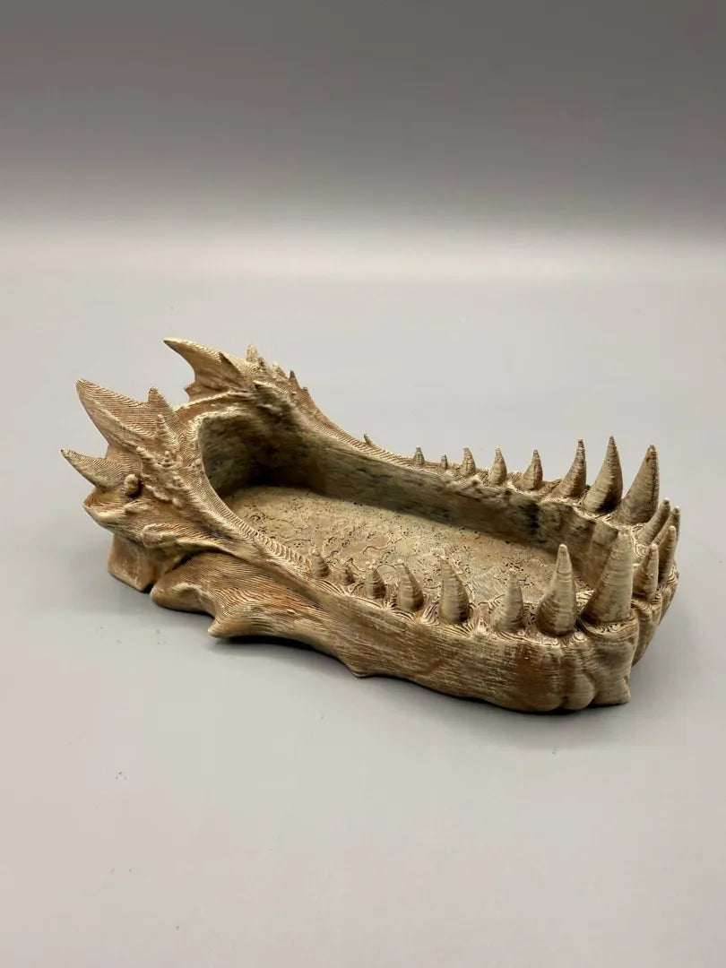Dragon Jaw Bowl | Fossil-Inspired Feeding & Water Dish Secondary image
