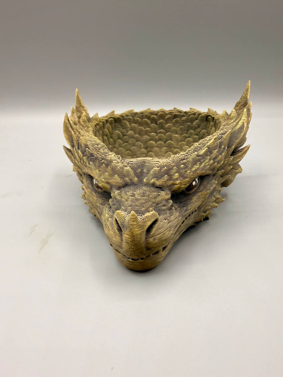 Dragon Bowl — designer reference; supplied unpainted in chosen PLA colour