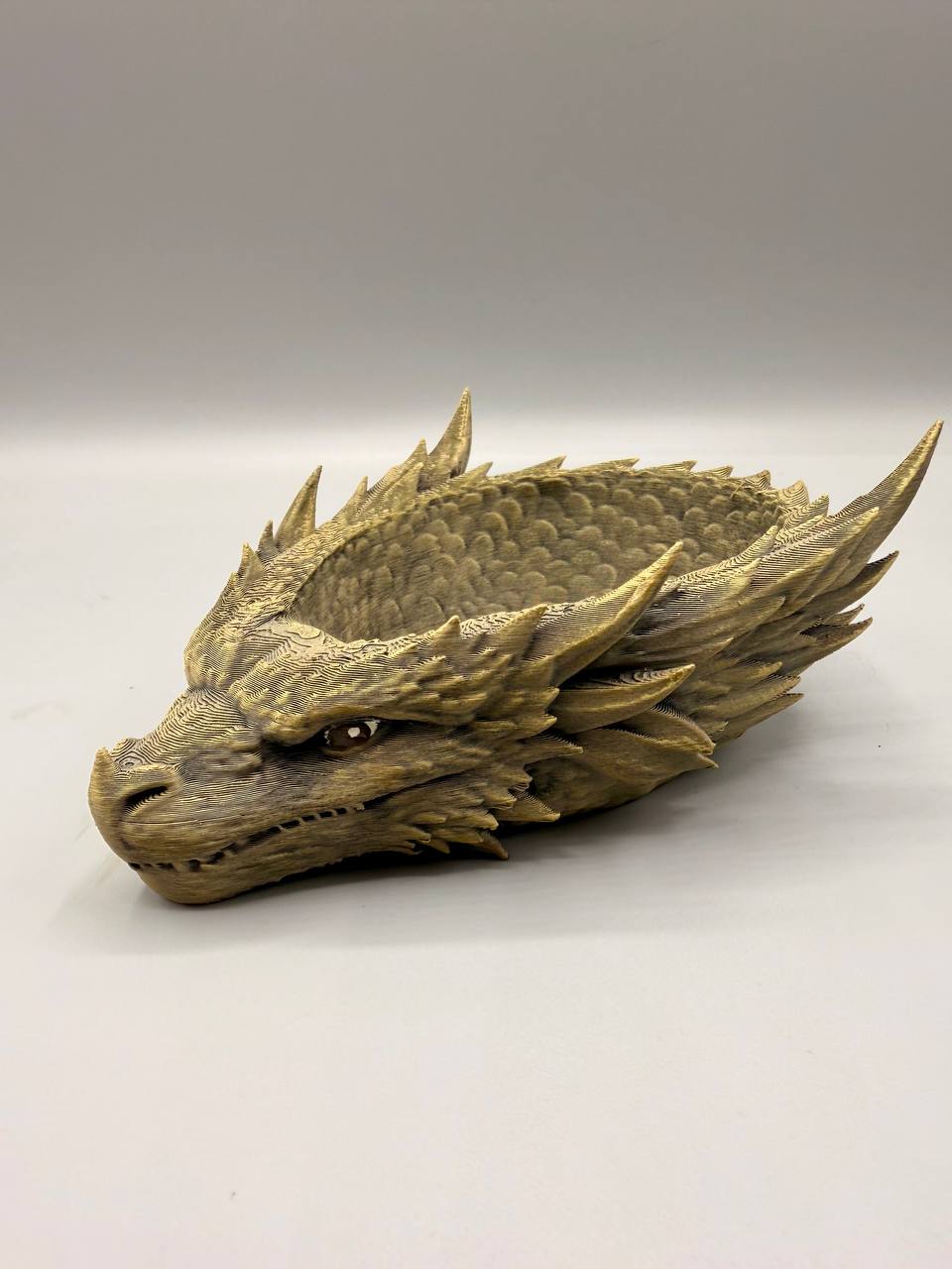 Dragon Bowl — designer reference; supplied unpainted in chosen PLA colour