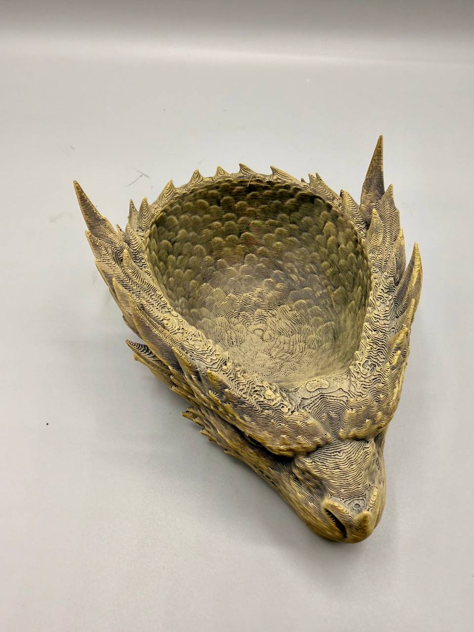 Dragon Bowl — designer reference; supplied unpainted in chosen PLA colour