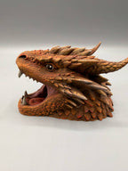 Dragon Head Hide — designer reference; supplied unpainted in chosen PETG colour