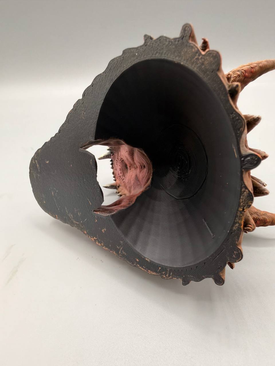 Dragon Head Hide — designer reference; supplied unpainted in chosen PETG colour