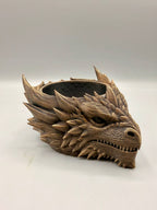 Dragon Planter — designer reference; supplied unpainted in chosen PETG colour