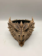 Dragon Planter — designer reference; supplied unpainted in chosen PETG colour