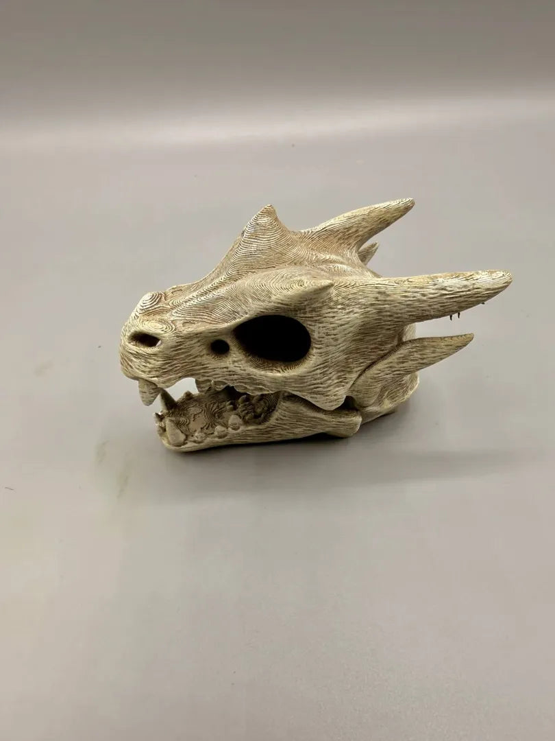 Dragon Skull — licensed product view; supplied unpainted in your chosen PETG colour