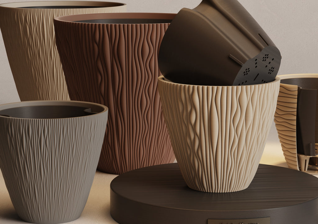 Ikigaiform Dusk Shadow Wave Planter, original gallery image 19