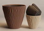 Ikigaiform Dusk Shadow Wave Planter, original gallery image 21