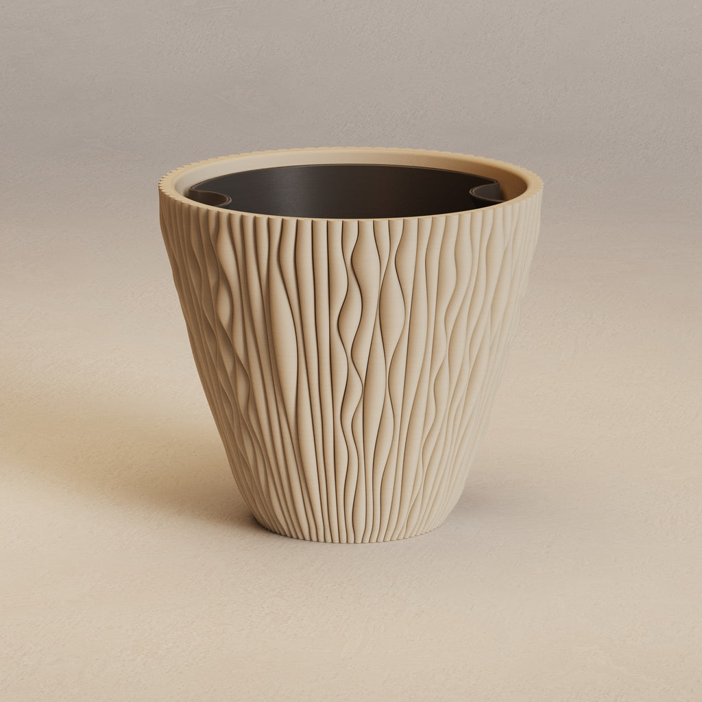 Ikigaiform Dusk Shadow Wave Planter, original gallery image 25