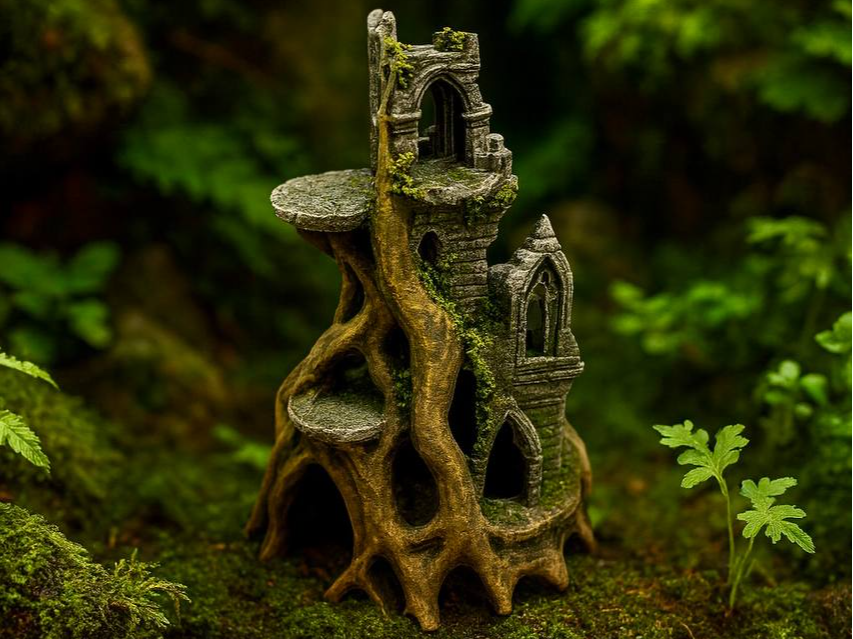 Elben Ruin Tower — licensed view 1; supplied unpainted in chosen colour