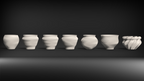 Elegant Planters — seven original Ikigaiform patterns, printed in your chosen PLA colour